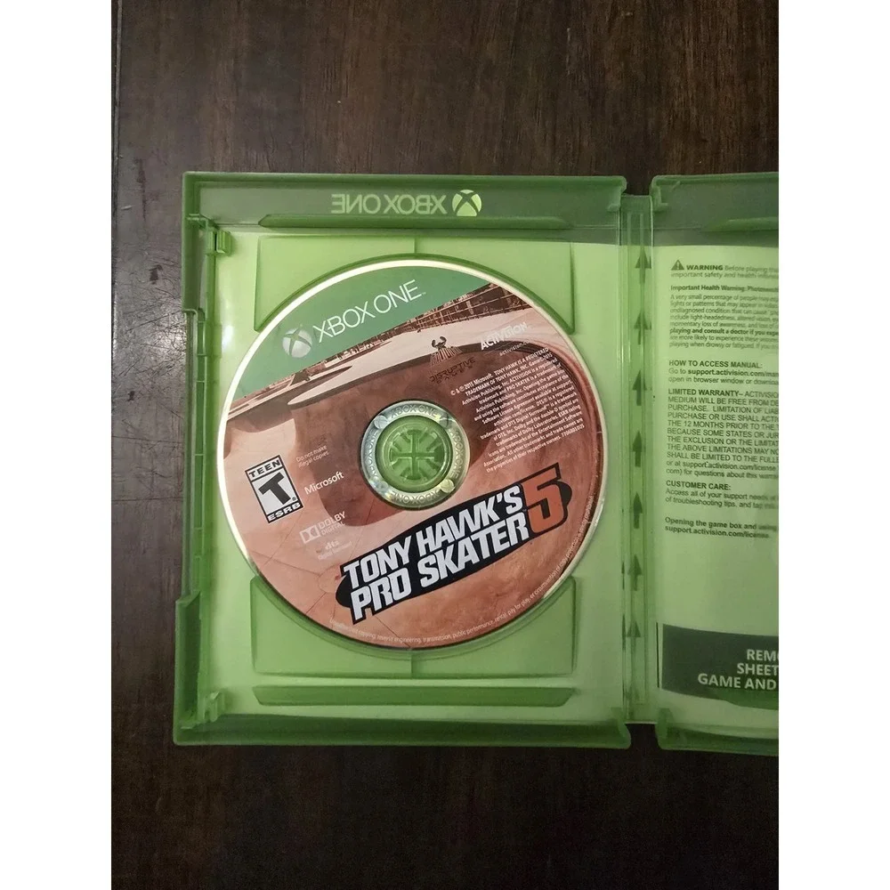 Xbox One Tony Hawks ProSkater 5 video game